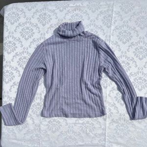 Soft Lilac Turtle Neck